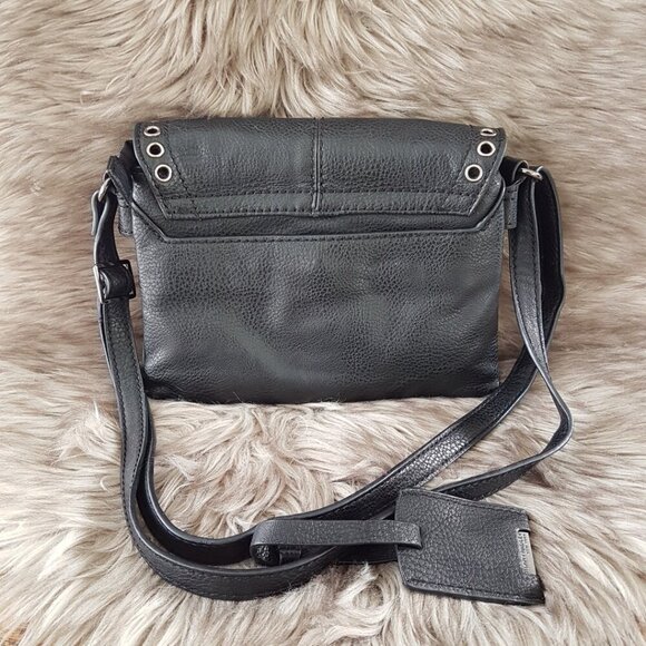 Hillary Radley Black Faux Leather Shoulder Bag - Picture 5 of 13